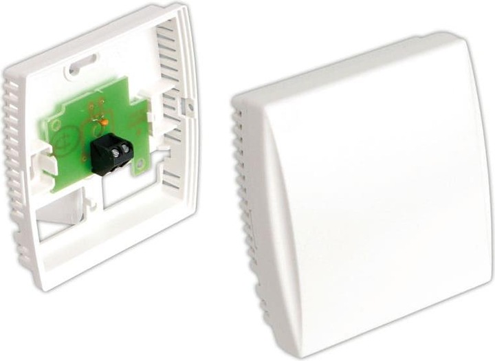 Actual product image Eneroid Room temperature sensor with PT100 sensor Plastic housing 84.5x84.5x25mm