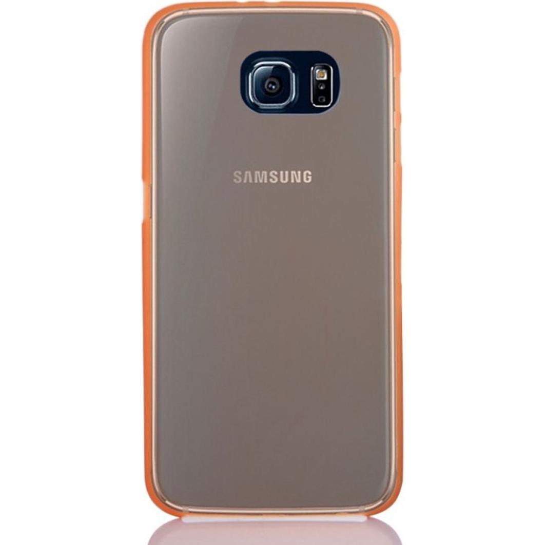 König Design Schutzhülle Case Ultra Dünn 0,3mm für Handy Samsung Galaxy S6 Orange (Samsung Galaxy S6), Smartphone Hülle,...