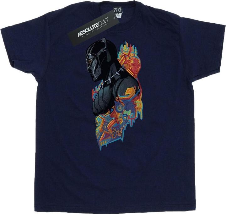 Actual product image Mens Black Panther Profile T-Shirt (XL)