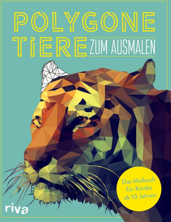 Produktbild Polygone Tiere zum Ausmalen