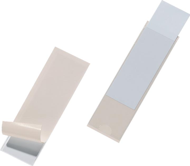 Produktbild Durable Selbstklebetasche POCKETFIX® 10,4 x 3,2 cm (B x H) Weichfolie transparent 10 St./Pack.