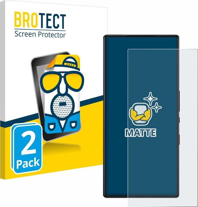 Produktbild BROTECT Entspiegelungs-Schutzfolie Displayschutz Matt (2 Stück, Nubia Red Magic)