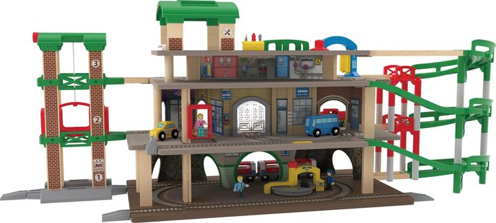 Produktbild Hape Multi-Level Railway City Set