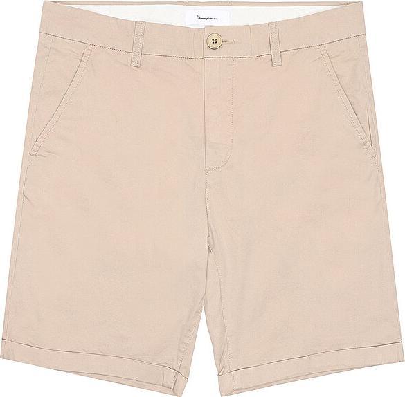 Produktbild KnowledgeCotton Apparel CHUCK Regular Chino Poplin Shorts Feather Gray