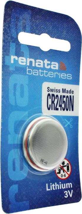 Immagine prodotto Renata Knopfzelle RE2450N CR2450N (1 pz., CR2450, 540 mAh)
