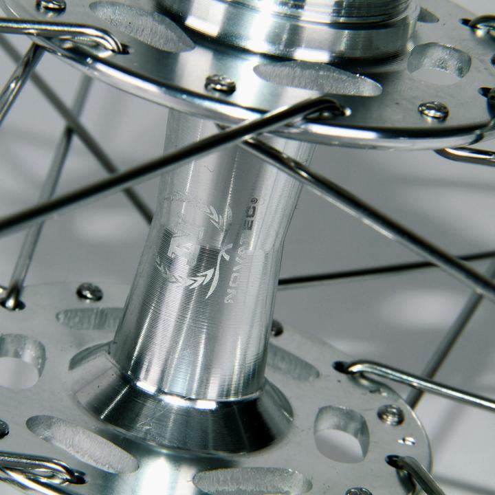 Produktbild Novatec Singlespeed/Fixed Laufradsatz - silber poliert (28")