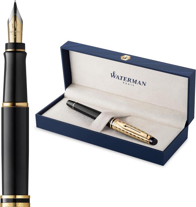 Productafbeelding Waterman Füllfederhalter Expert Deluxe: Opera Collection (Goud, Messing, Zwart, 1x)