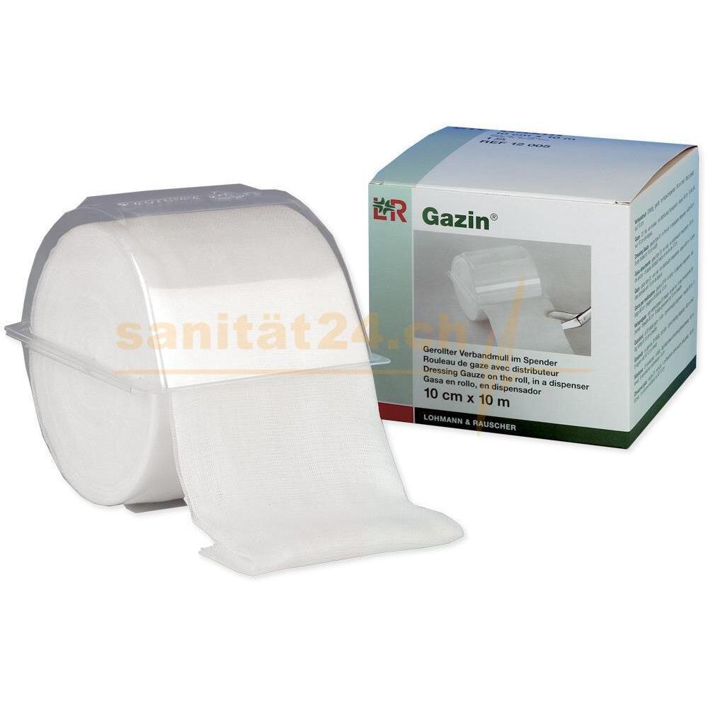 Gazin, Verbandsmaterial, Verbandmull 8-fach gerollt, 1 St. Binde