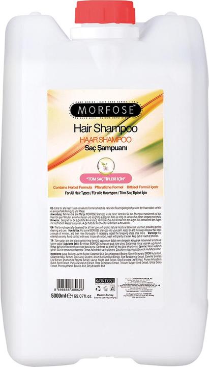 Immagine prodotto Morfose Shampoo classico alle erbe 5000ml (5000 ml, Shampoo liquido)