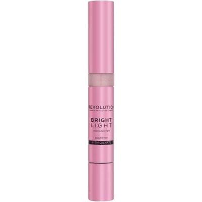 Thumbnail - Makeup Revolution, Highlighter + Bronzer, Bright Light Highlighter (Beam Pink, Highlighter)