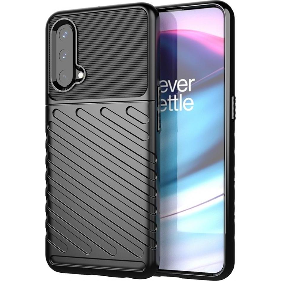 Screenguard OnePlus Nord CE 5G SpaceCase Impact-Resistant Hülle (OnePlus Nord CE 5G), Smartphone Hülle, Schwarz