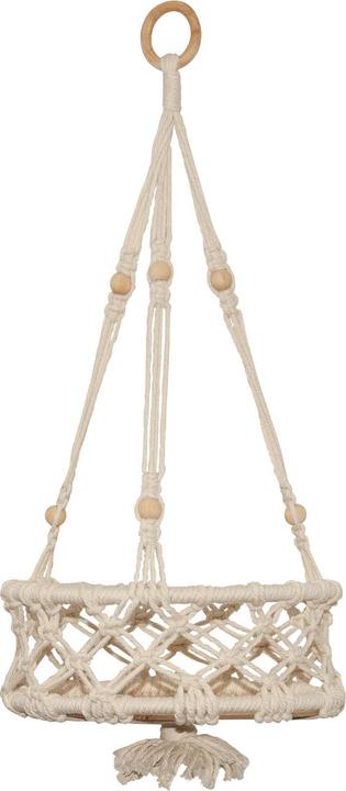 Natura Punto Makramee Hängedekoration mit Ablagefläche