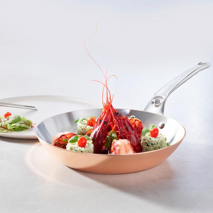 Image du produit de Buyer prima matera (32 cm, Poêle à frire, Acier inoxydable, Cuivre)