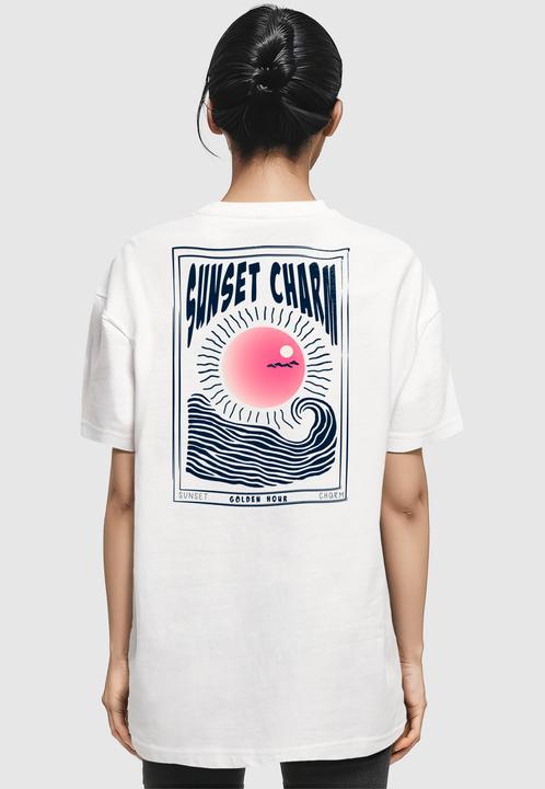 Image du produit Merchcode Ladies Sunset Charm Tee surdimensionné - 170079 (L)