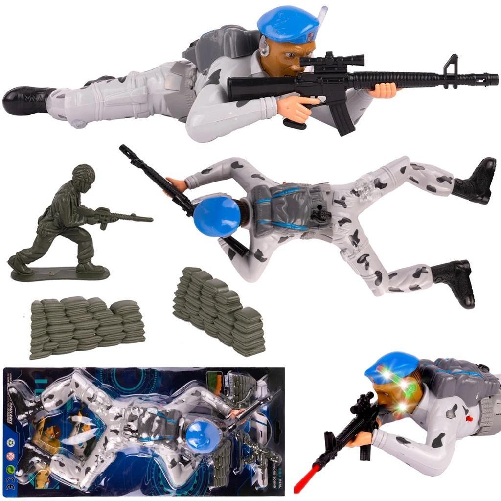 Trifox Ein Soldat, der auf Batterien kriecht (54613629)