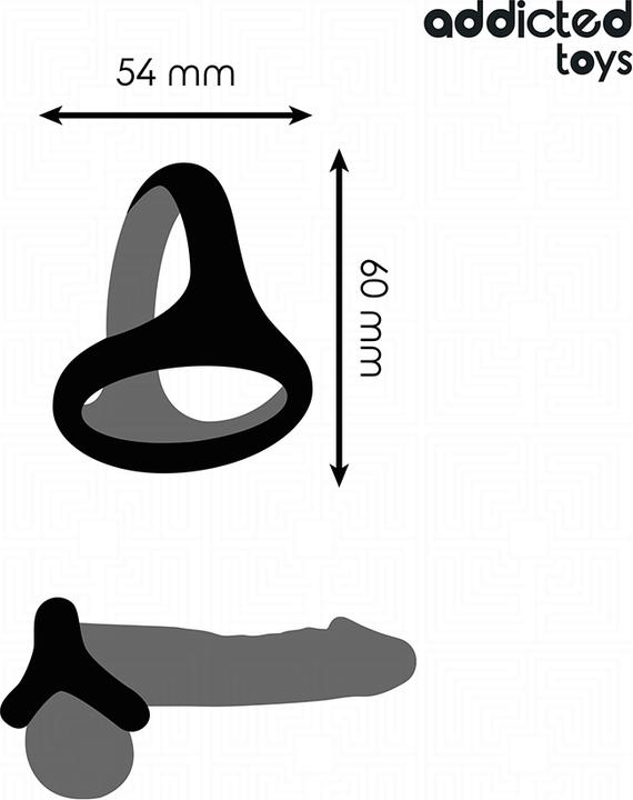 Actual product image Addicted toys - Dicker Dreifach-Penisring (5.80 cm)