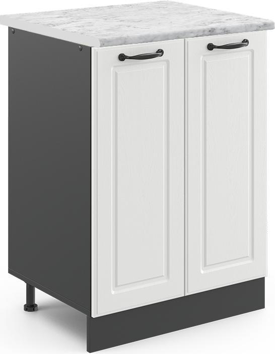 Anthrazit, Marble-Weiss, Weiss Landhaus