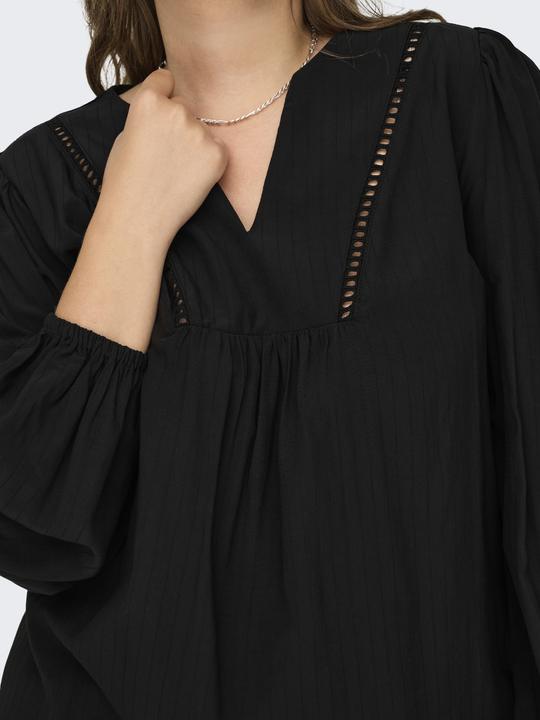 Immagine prodotto Only Vestibilità regolare Scollo a V Polsini elasticizzati Maniche a sbuffo Top Top (46)