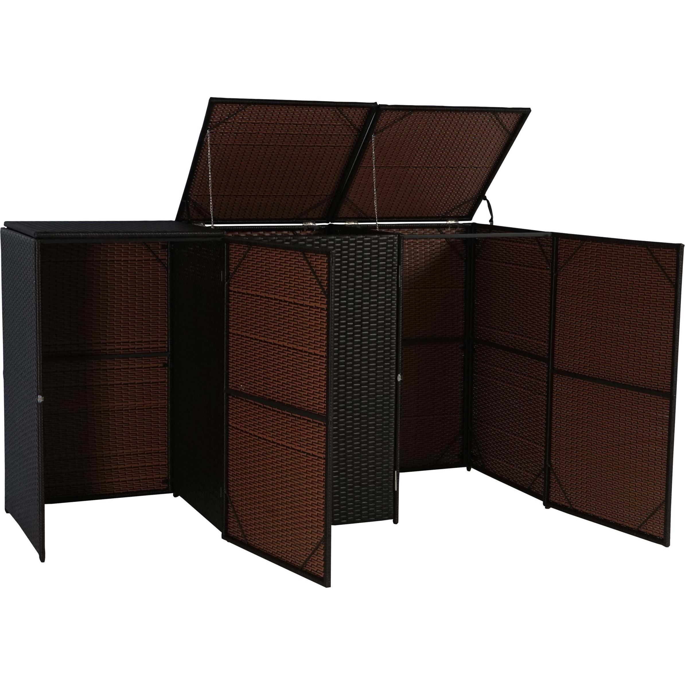 Thumbnail - MCW E25-3x120l, Abfalleimer, Braun