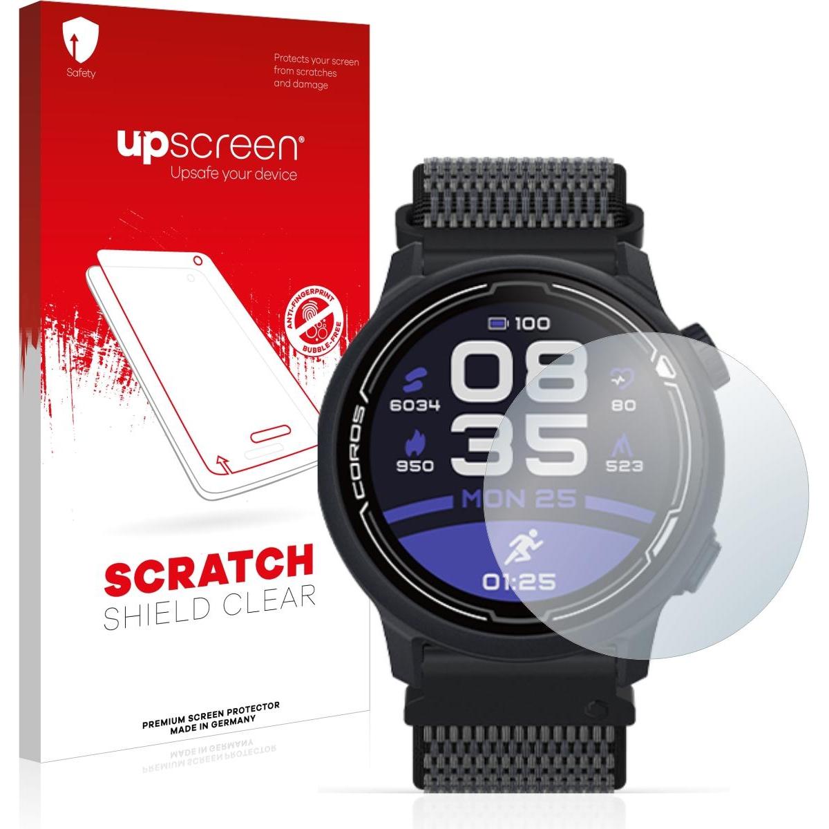 upscreen Scratch Shield Displayschutz, Smartwatch Schutzfolie, Transparent