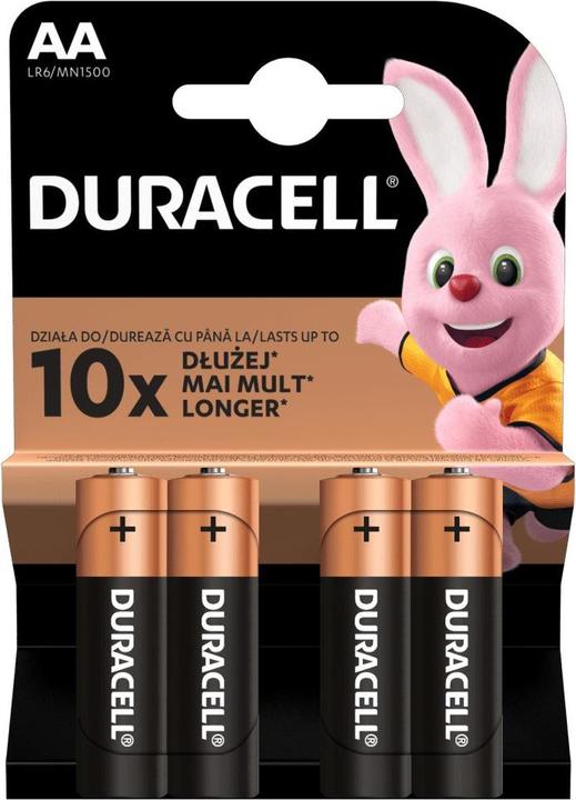 Duracell LR6 Alkaline Basic (4 pcs., AA, 1000 mAh)