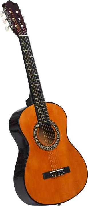 Image du produit vidaXL 8 Piece Classical Guitar Beginner Set (Set de guitares acoustiques, Nylon, Bois de tilleul, Plastique dur)