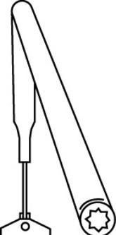 Produktbild Dormakaba Normalgestänge (Balkontür, Eingangstür, Holztür, Zimmertür, Indoor, Outdoor)