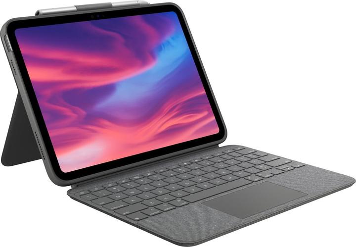 Logitech Combo Touch (DE, Apple iPad 2022 (10. Gen), Apple iPad 2025 (11. Gen))