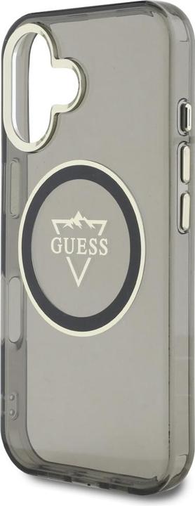 Produktbild Guess Hardcase MagSafe IML Metal Mountain Logo Case for iPhone 16 6,1" Black (Apple iPhone 16)