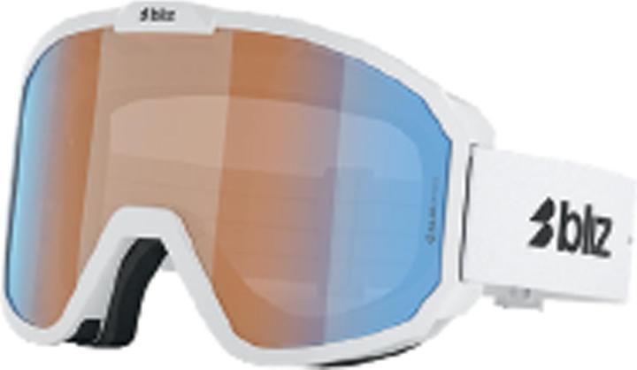 Matte White, ORANGE & BLUE