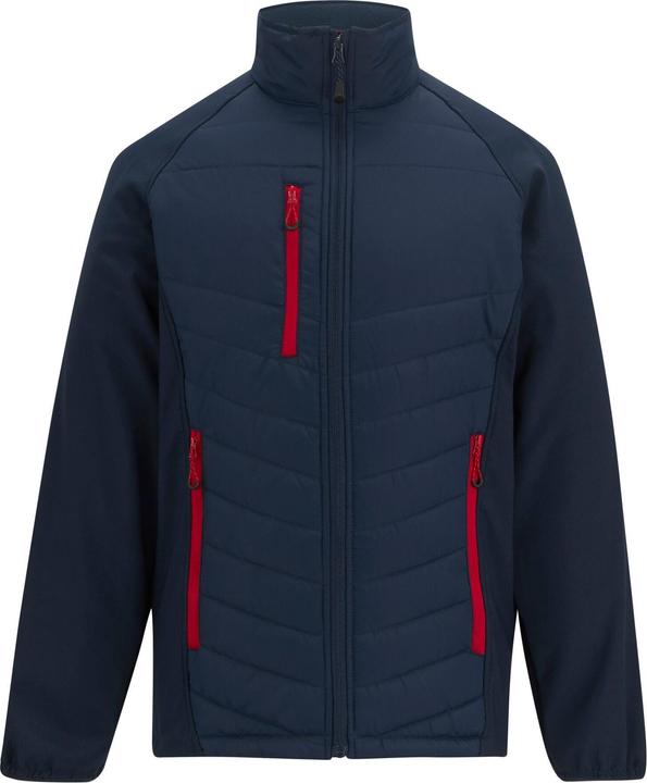 Navy/red