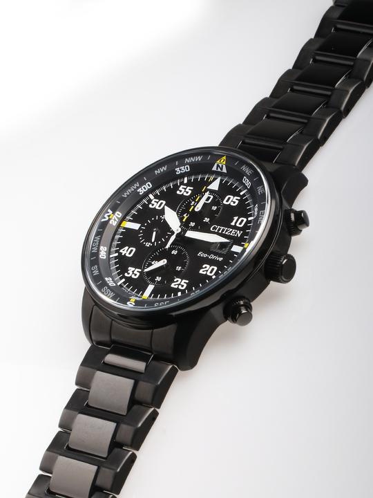 Actual product image Citizen Eco-Drive Chrono CA0695-84E (M) (Chronograph, 44 mm)