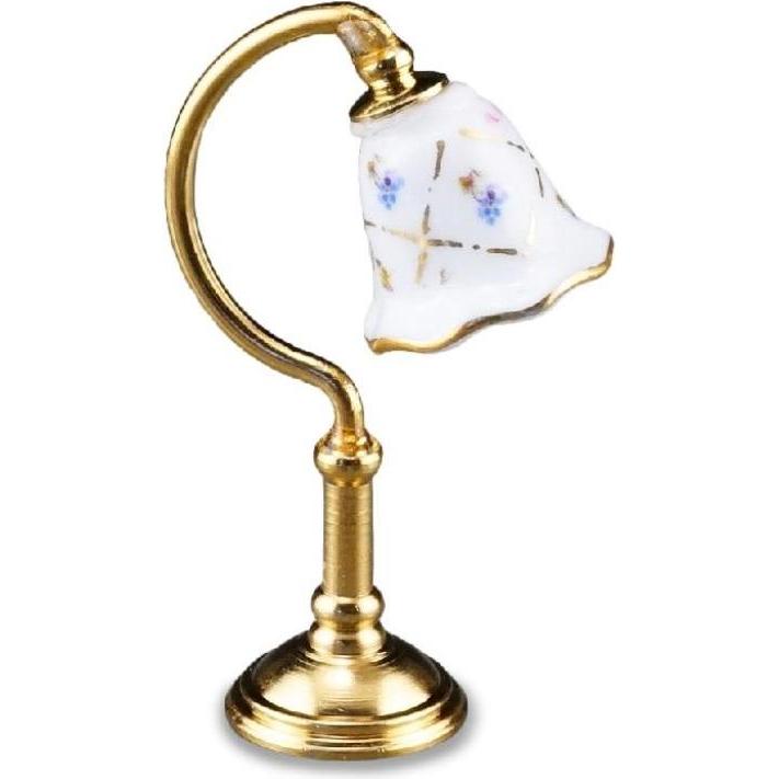 Reutter, Deko Objekt, 001.369/5 - Tischlampe "Karo Gold", Miniatur