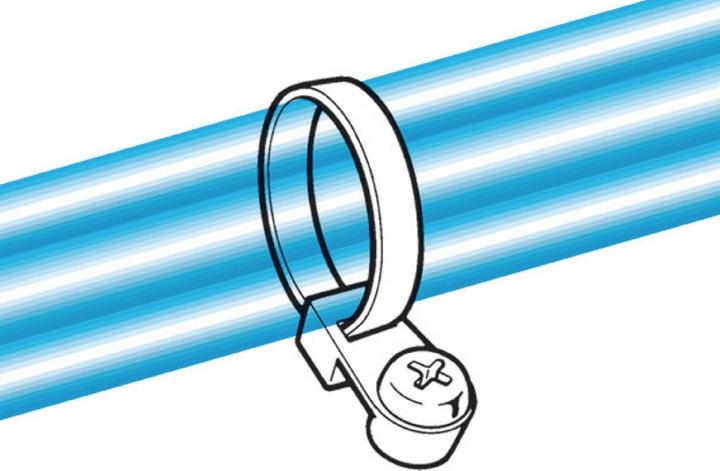 Actual product image HellermannTyton Fastening ties (Fixing loops, 110 mm, 1 pcs.)