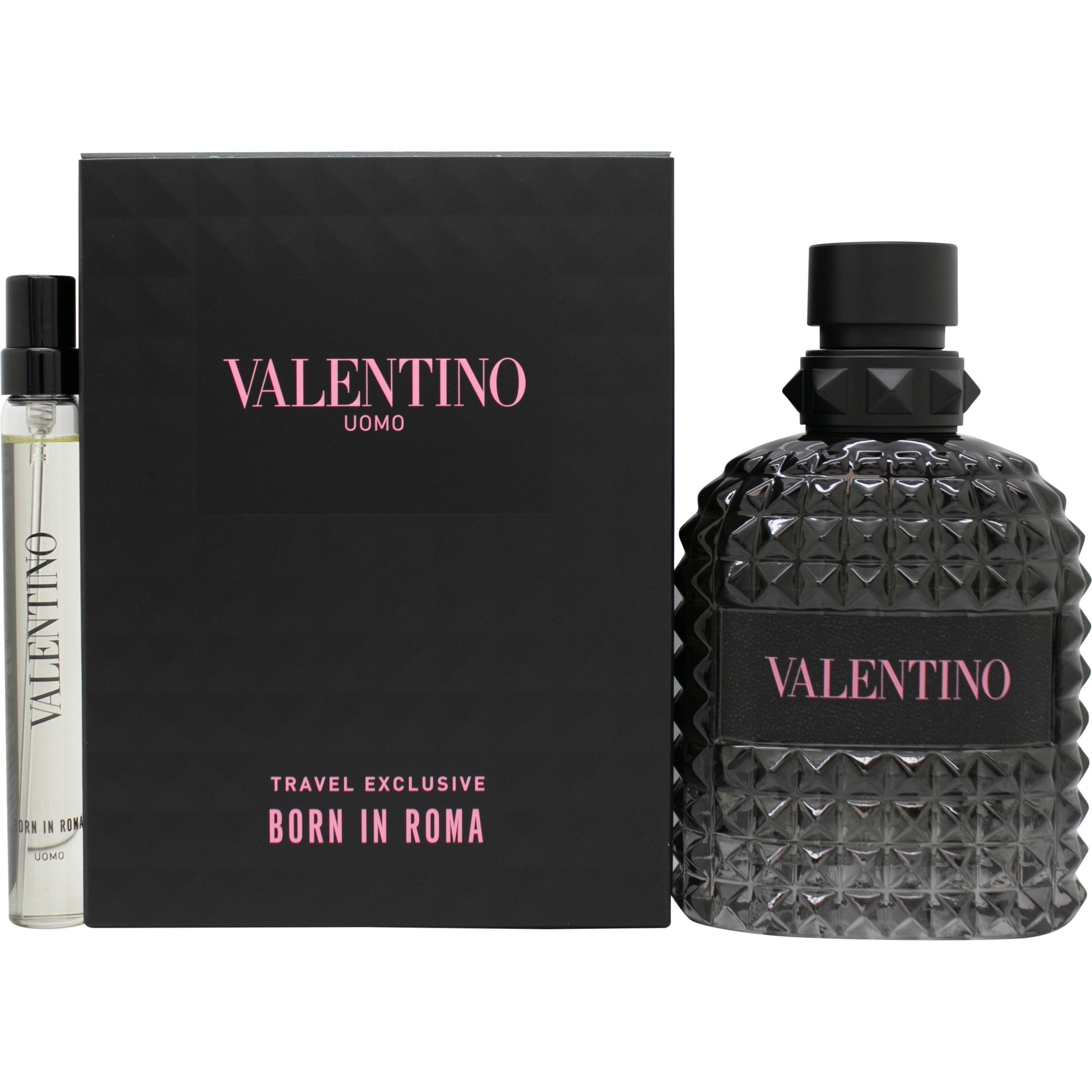 Valentino, Set regalo bellezza, Born In Roma Travel Set Eau De Toilette 100ml + 10ml (Set di profumi)