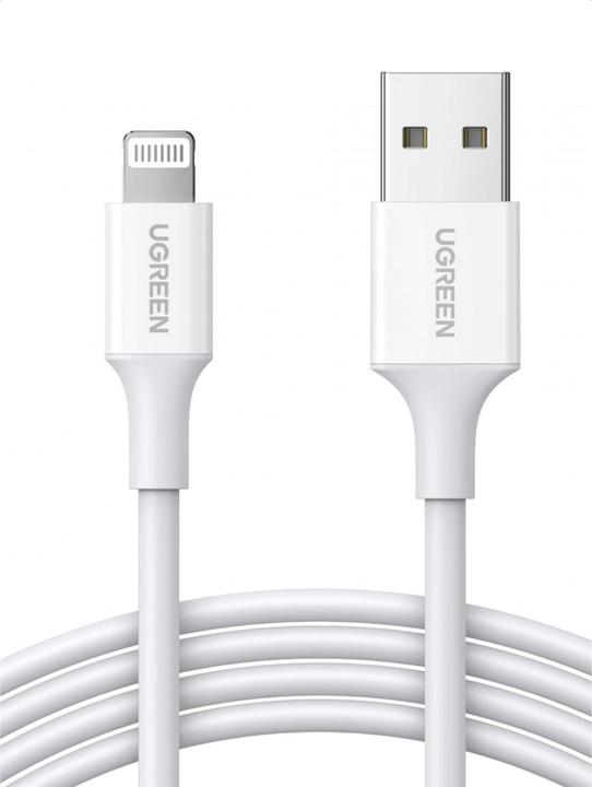 Produktbild Ugreen Lightning zu USB-A 2.0 Kabel (1 m, USB 2.0)