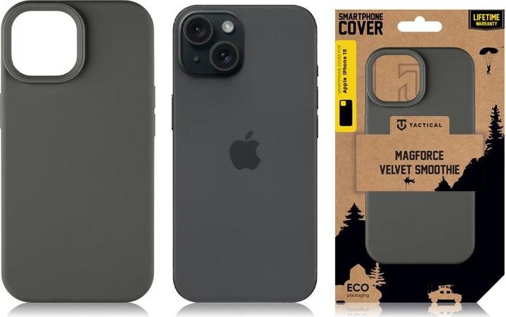 Produktbild Tactical MagForce Velvet Smoothie Cover for Apple iPhone 15 Bazooka (Apple iPhone 15)