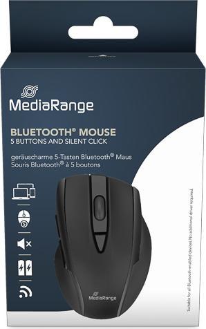 Actual product image MediaRange 5-button Bluetooth mouse with optical sensor (Wireless)