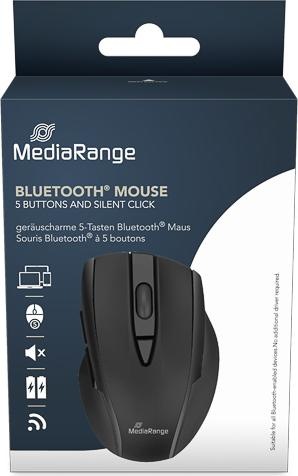 Productafbeelding MediaRange 5-knops Bluetooth muis met optische sensor schw (Draadloze)