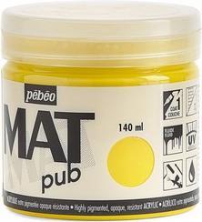 Produktbild Pebeo Acrylic Mat Pub (Primärgelb, 140 ml)