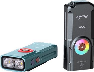 Actual product image Fenix E06R, Schlüsselanhänger-Taschenlampe 3-in-1, türkis (6.90 cm, 700 lm)