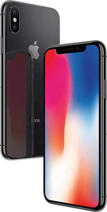 Forza Refurbished iPhone X (64 GB, Black, 5.80", 12 Mpx, Single SIM, C / Good)