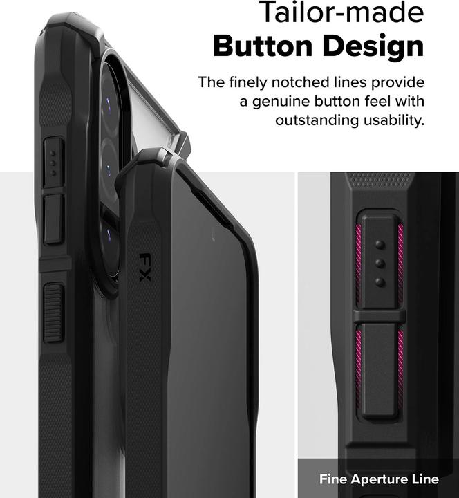 Produktbild Ringke Fusion X Case for Samsung Galaxy A36 / A56 5G - Black (Samsung Galaxy A36, Samsung Galaxy A56 5G)