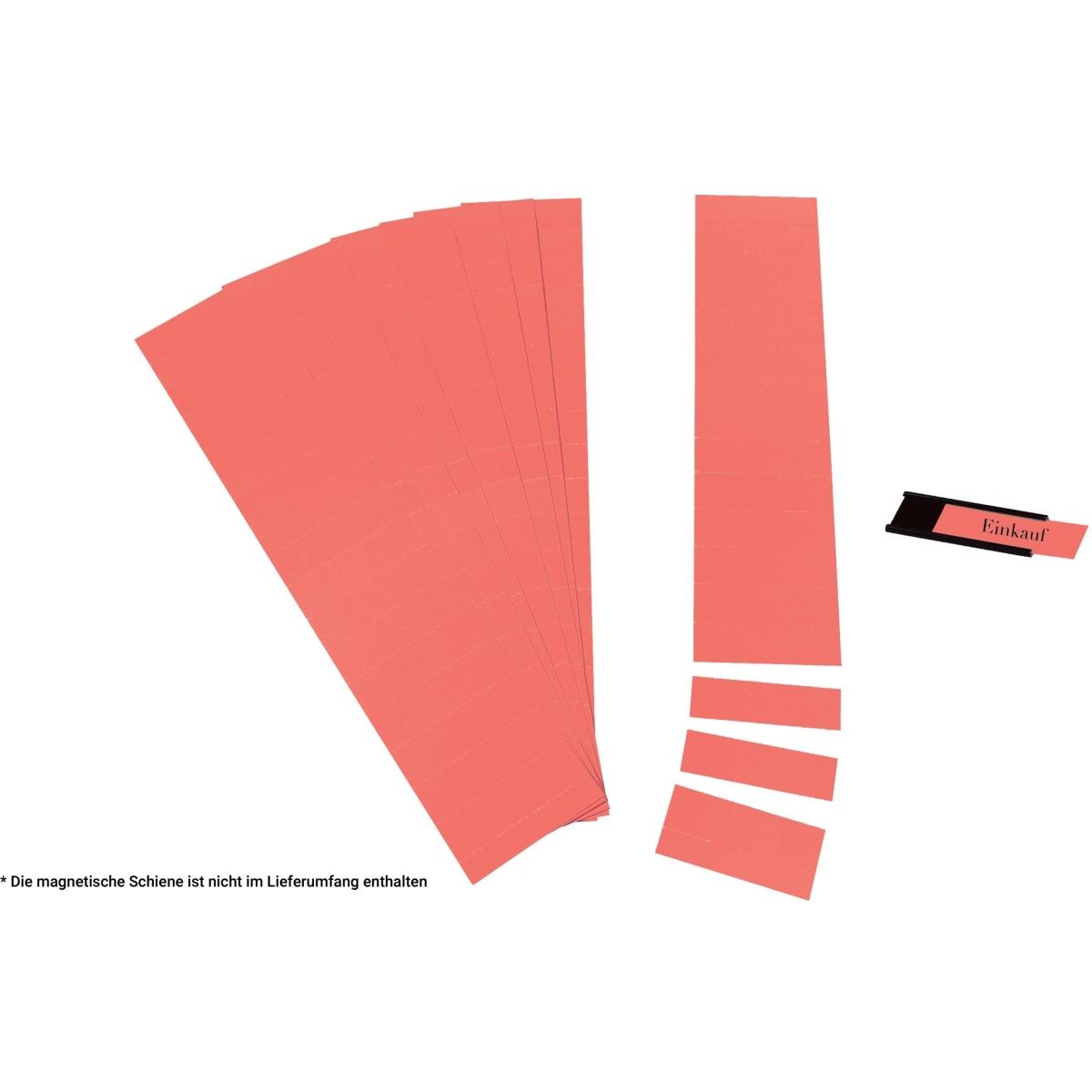 Ultradex, Kartenaufbewahrung, Einsteckkarten für 34mm Einsteckschiene 60x32mm rot VE=90 Stück
