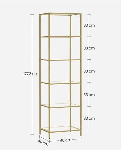 Immagine prodotto Vasagle Luis X (40 x 30 x 177,5 cm)