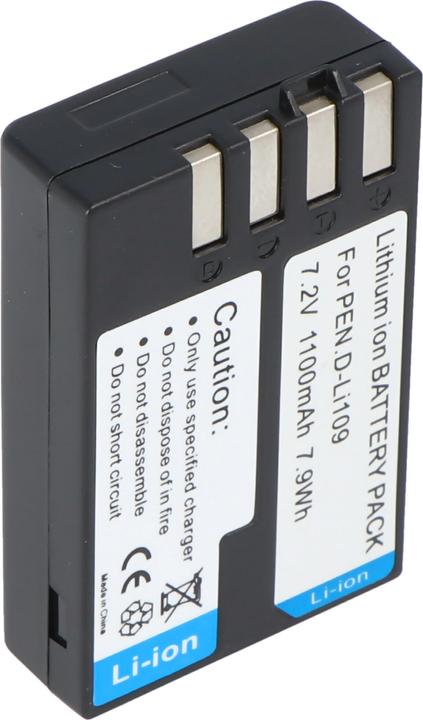 Actual product image AccuCell Battery Pentax D-LI109, Pentax K-r (Rechargeable battery)