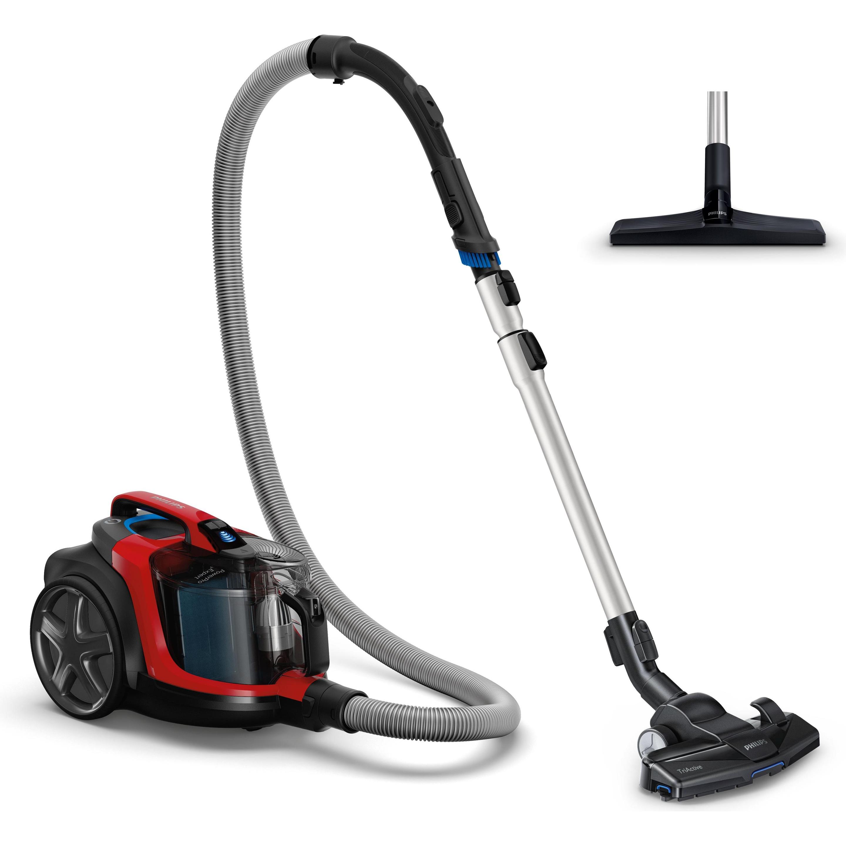 Philips Beutelloser Staubsauger PowerPro Expert FC9729/09, Staubsauger, Rot