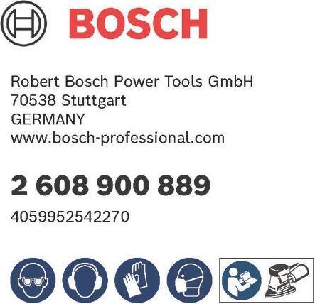 Produktbild Bosch Professional Zubehör EXPERT C470 Schleifpapier mit 11 Löchern für Multischleifer, 102 x 62 mm, 93 mm, G 180, 10-tlg. (180)