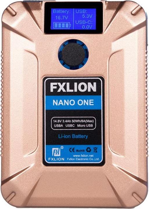 Fxlion Nano ONE (Gold) 14.8V/50WH V-Lock (Camera battery)