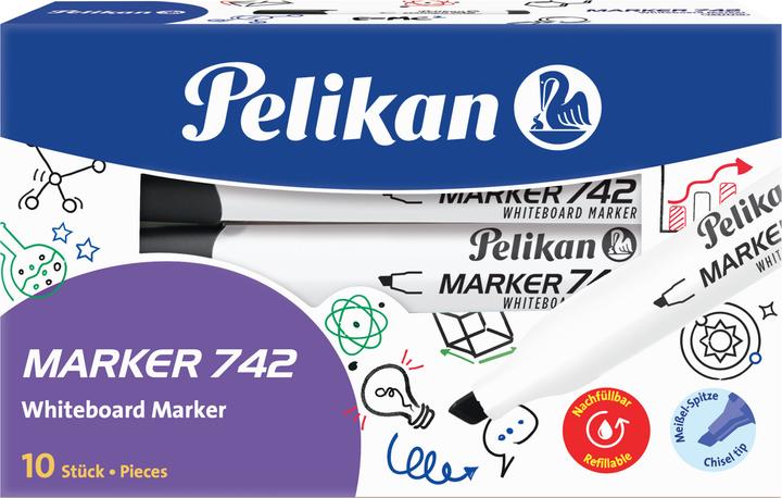 Produktbild Pelikan 742 Marker (e) Meissel (Schwarz, 1 mm, 1 x)